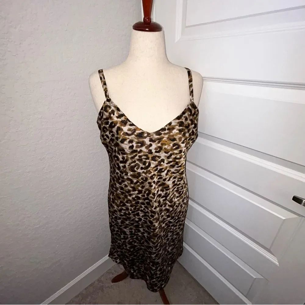 Rebecca Minkoff RM Animal Print Slip Dress